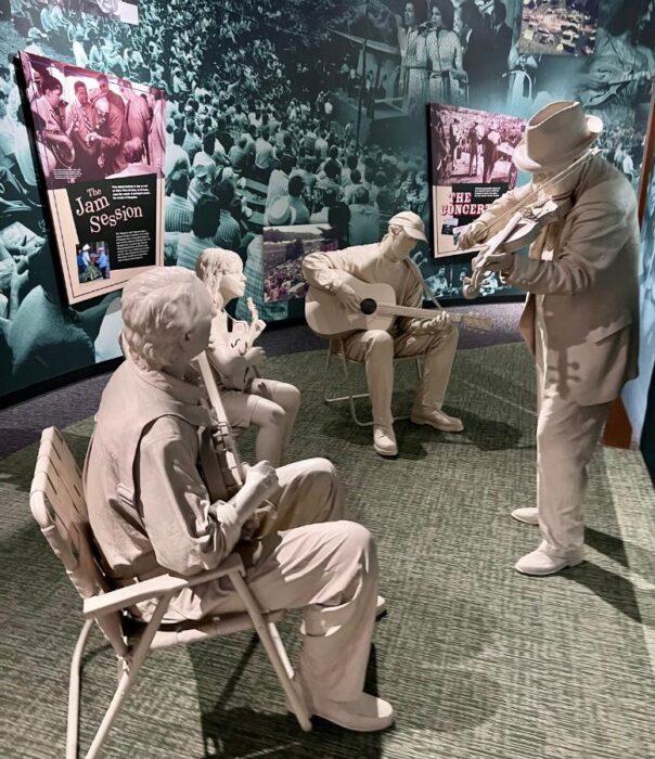 exhibit at the Bluegrass Music Hall of Fame & Museum