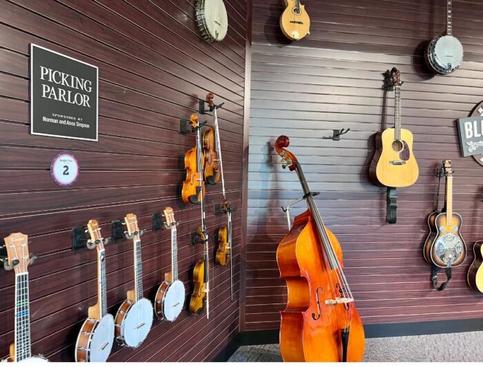 picking parlor at Bluegrass Music Hall of Fame & Museum