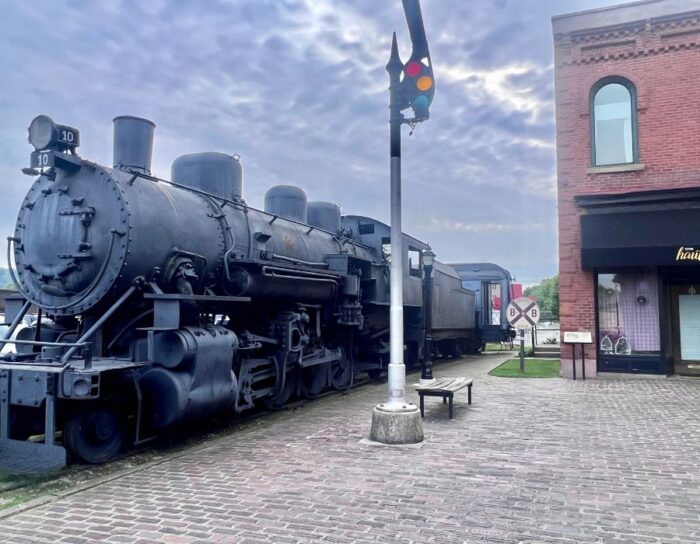 train at Heritage Station in Huntington West Virginia