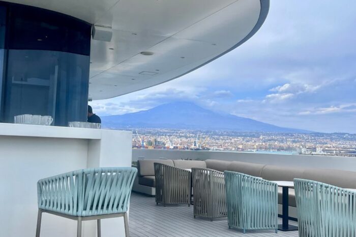 Sky Deck on Emerald Azzurra luxury yacht