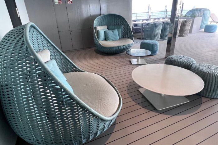 chairs on pool deck Emerald Azzurra