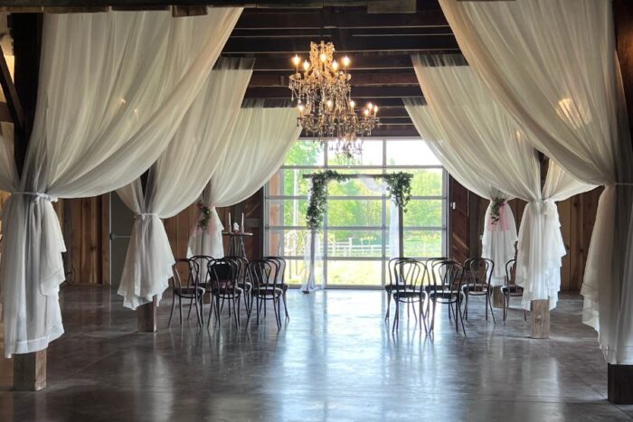  wedding venue at the Farmer and the Frenchman winery 