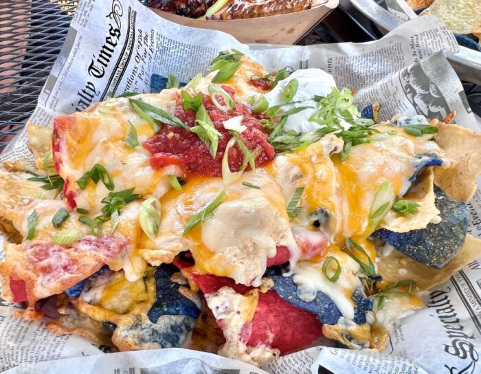  Lobster Nachos at The Blu Moon rooftop 