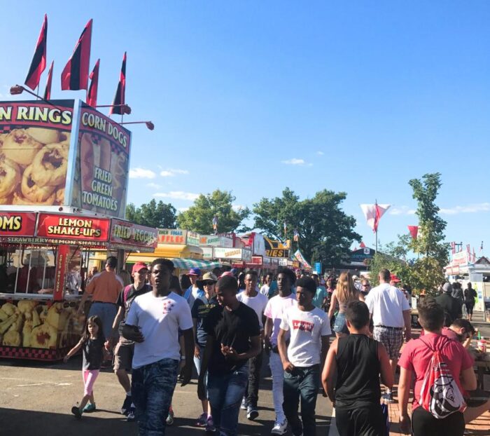 crowds at Ohio State Fair 