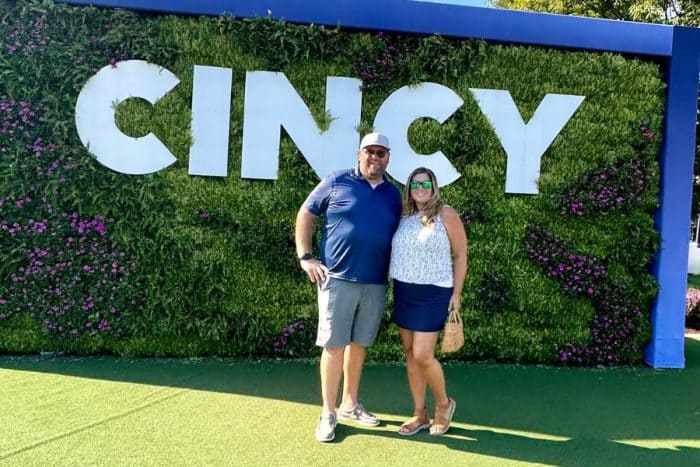 Couple at the Cincinnati Open Tennis Tournament