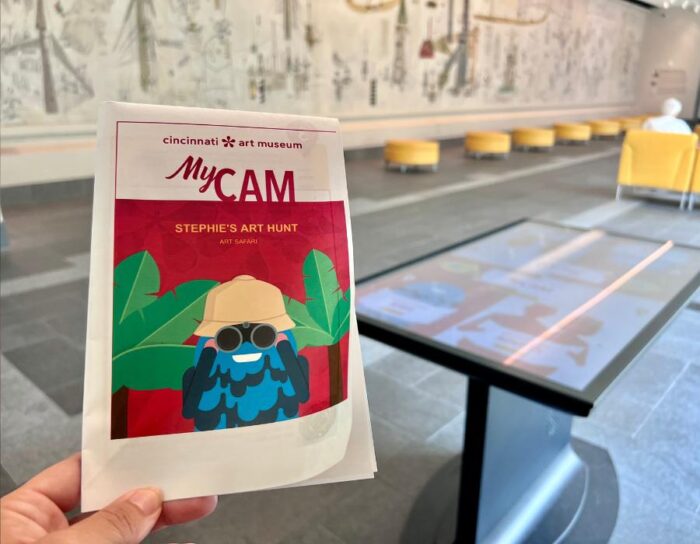 MyCAM kids art hunt at Cincinnati Art Museum