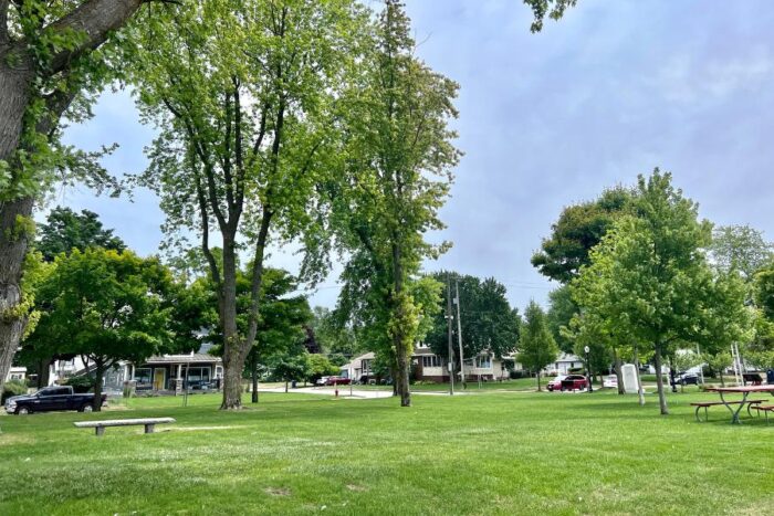 Stearns Park in Ludington Michigan
