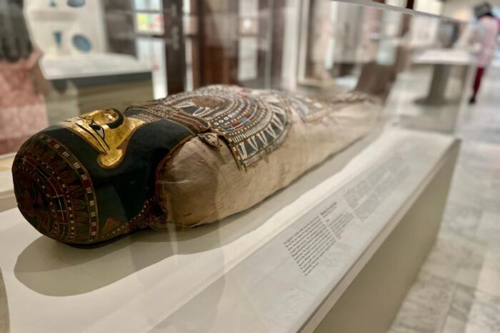 mummy at Cincinnati Art Museum 