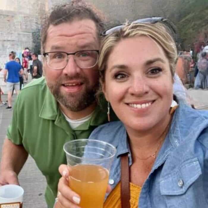 couple at Oktoberfest Zinzinnati in Cincinnati OH