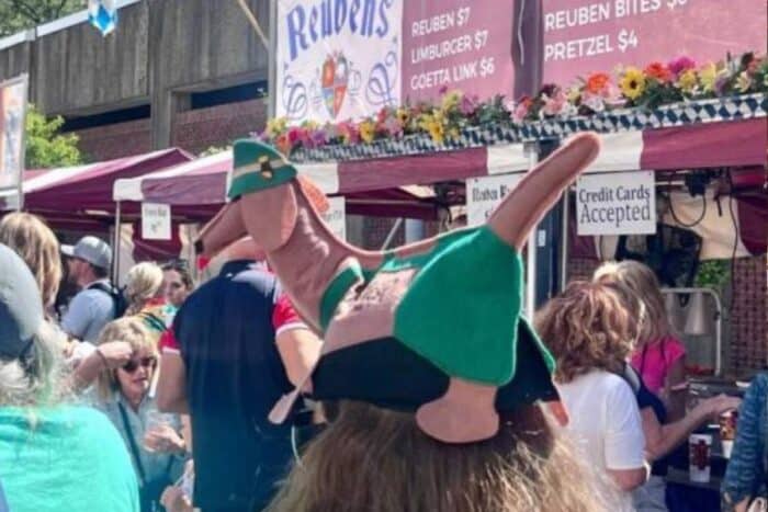 dachshund hat at Oktoberfest Zinzinnati in Cincinnati Ohio