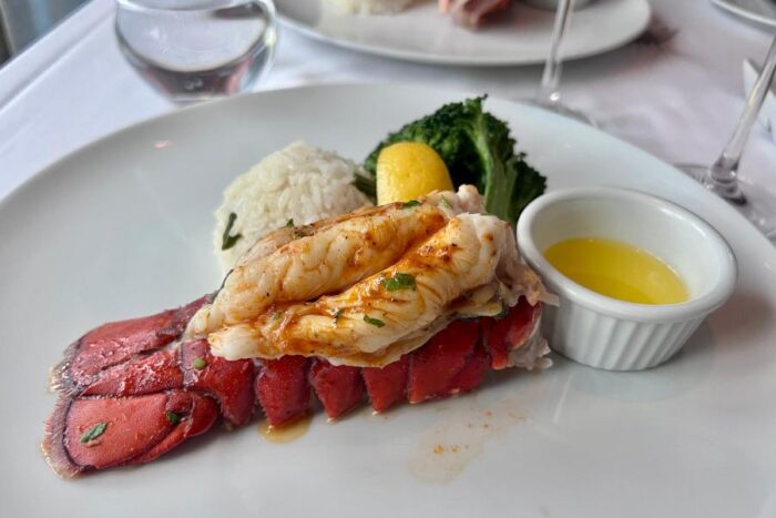 lobster tail on Celebrity Eclipse 