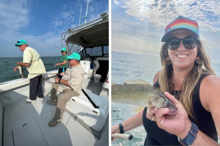 walleye fishing Lake Erie