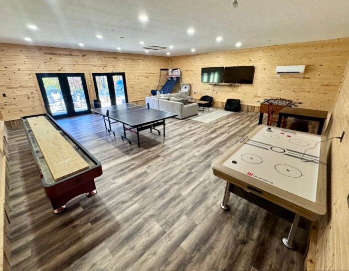 game room at Woodland Lodge - The Woodlands at Hocking Hills