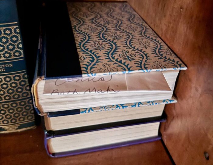hidden notes at West Baden Springs Hotel Library 