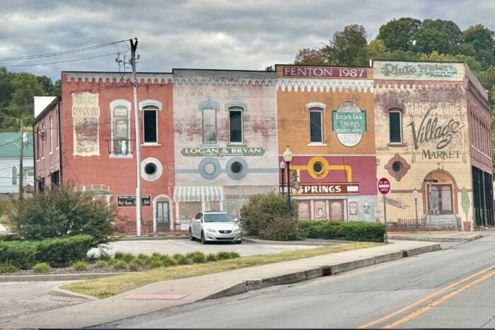 mural in French Lick Indiana