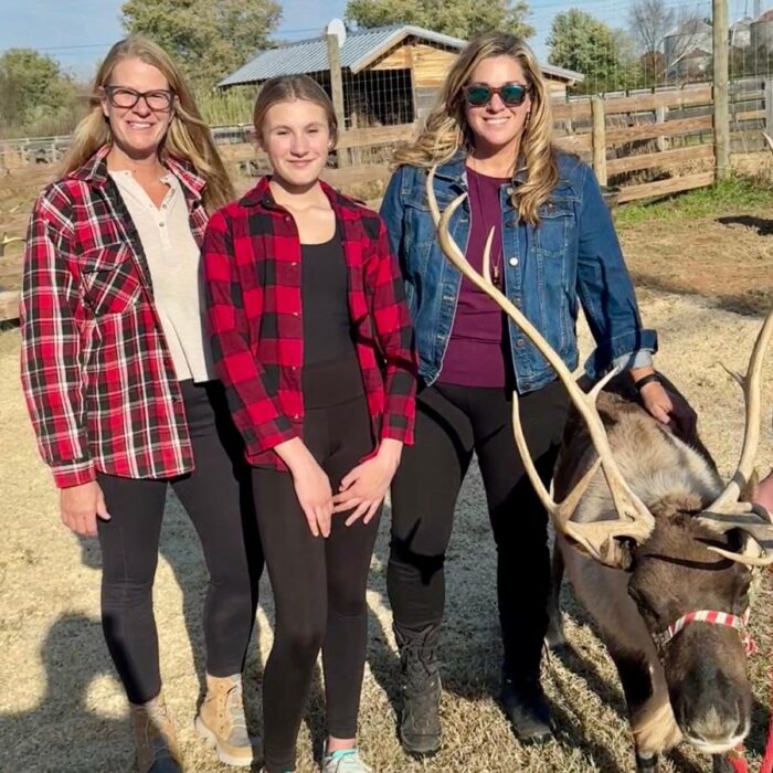 reindeer encounter at The Reindeer Farm Bowling Green Kentucky