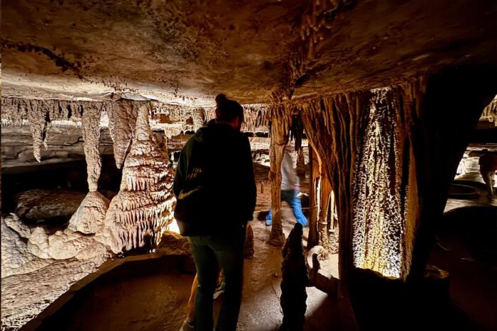 Dripstone Trail Tour in Marengo Cave in Indiana