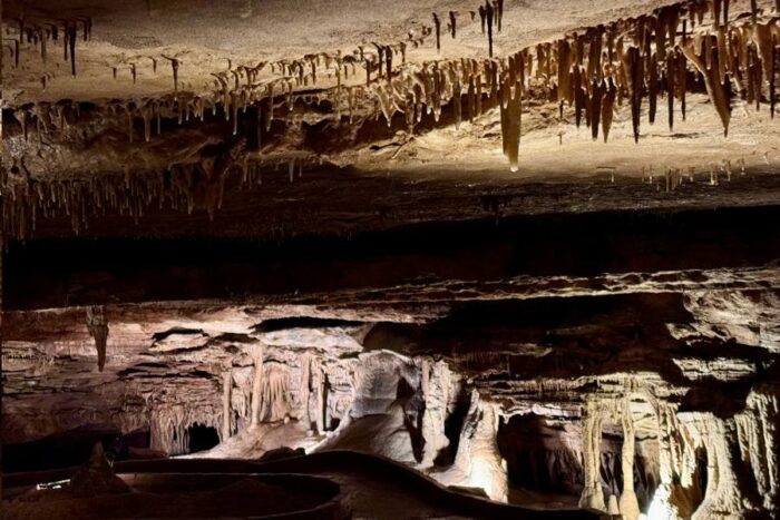 Dripstone Trail Tour in Marengo Cave in Indiana