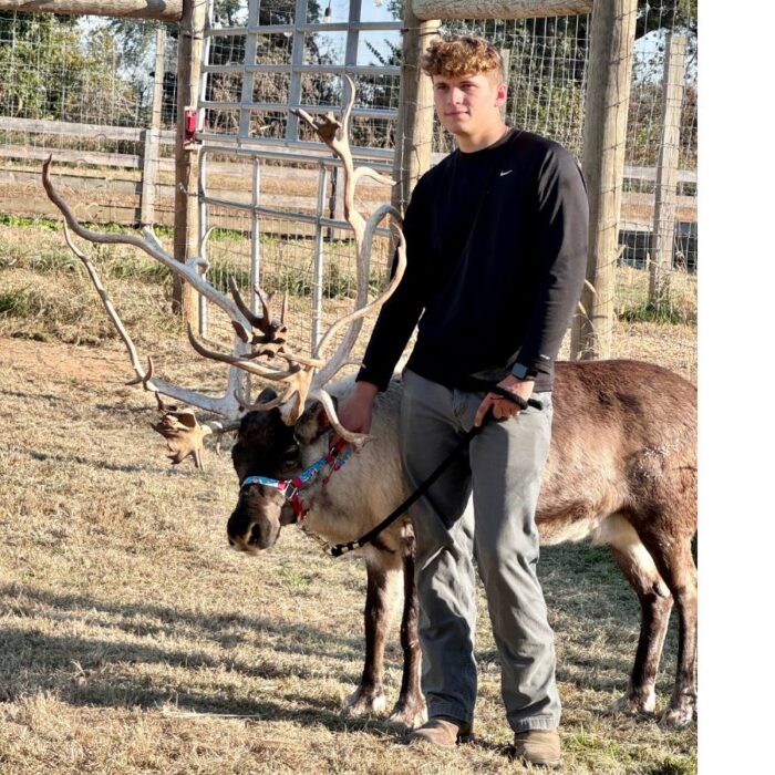 reindeer encounter at The Reindeer Farm Bowling Green KY 