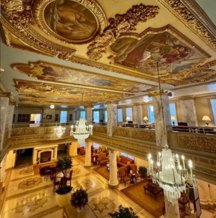 Lobby at French Lick Springs Hotel