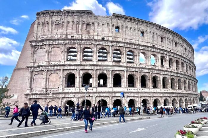 The Colosseum in Rome Italy