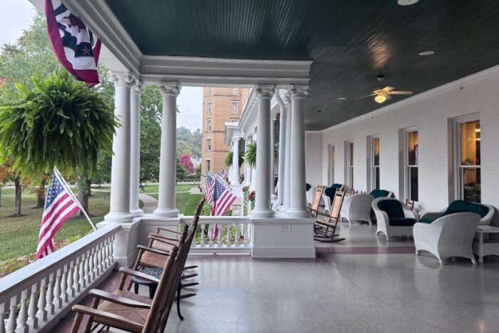 front Porch at French Lick Springs Hotel 