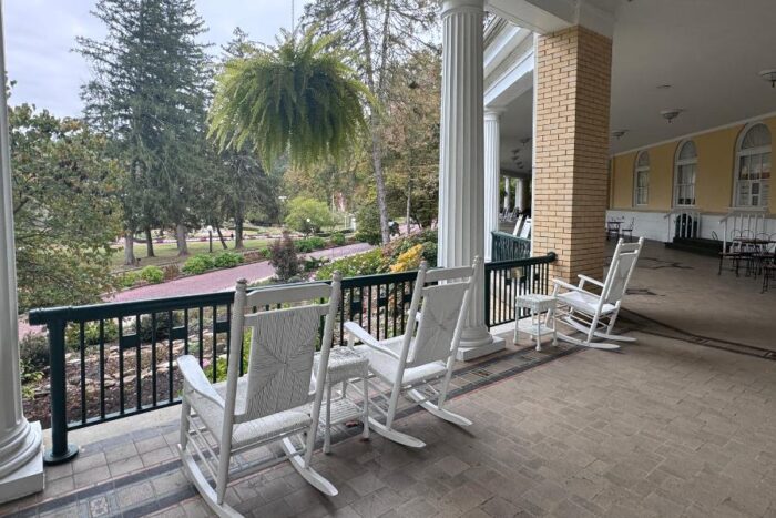 front Porch at West Baden Springs Hotel 