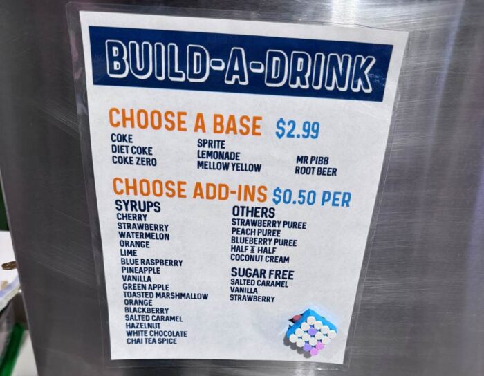 build-a-drink at The Brickery Cafe and Play 