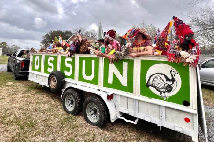 chicken run in Ossun Louisiana