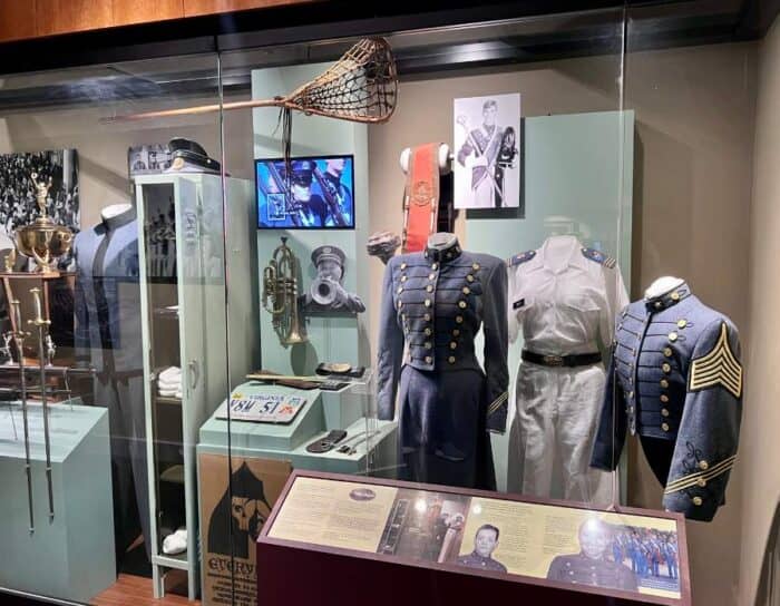 exhibit on women at Virginia Military Institute