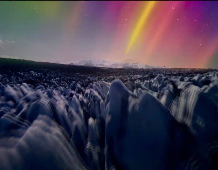 Northern Lights Iceland film Flyover Las Vegas 