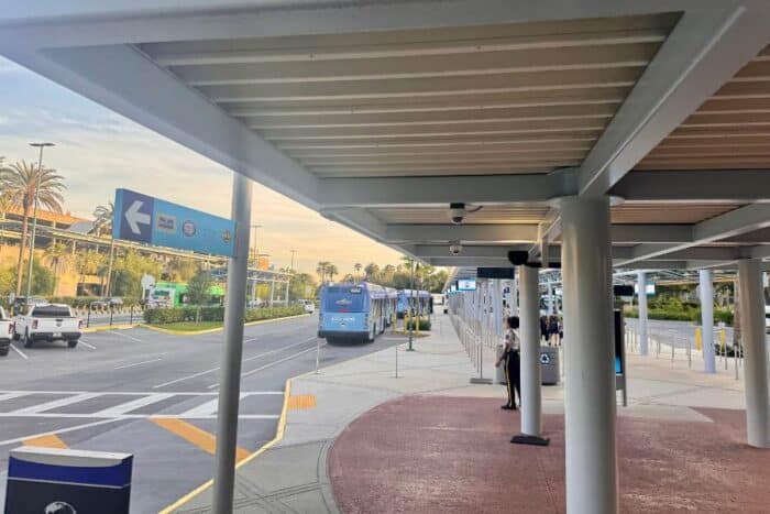 bus shuttles at Universal Cabana Bay Beach Resort