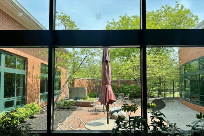 Courtyard at Erlanger Branch Library