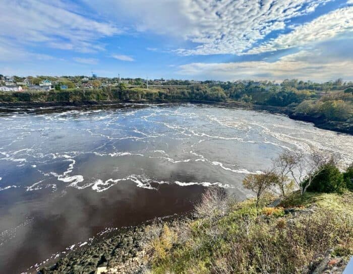 Reversing Falls Rapids Saint John New Brunswick Canada 