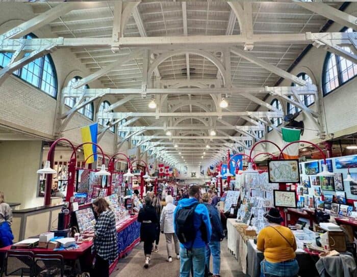 Saint John City Market in New Brunswick Canada 