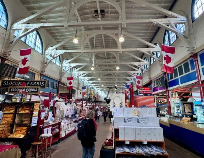 Saint John City Market in New Brunswick Canada 