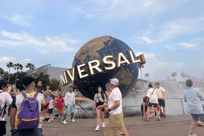 Universal globe at Universal Studios Florida 