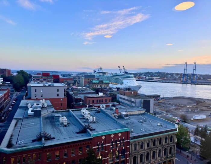 cruise port  Saint John New Brunswick Canada 