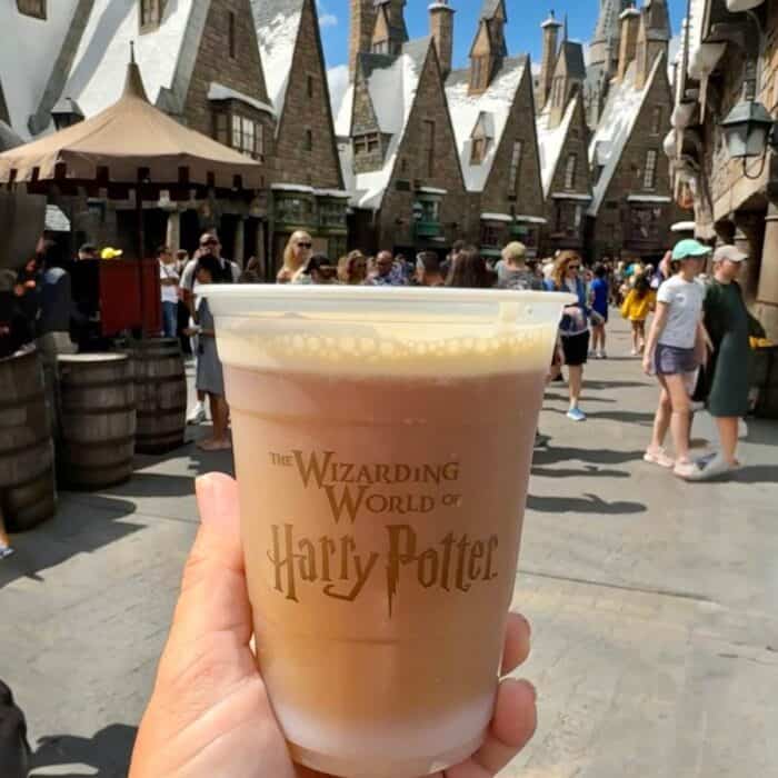 frozen butter beer at The Wizarding World of Harry Potter