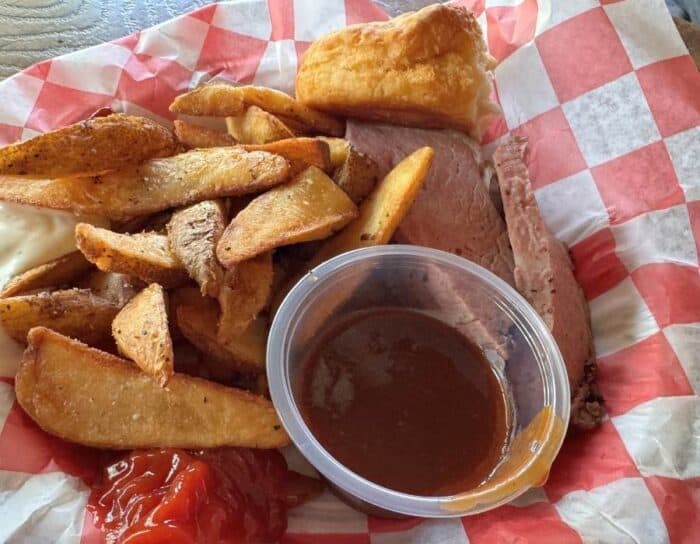 meal at Cedar Point Amusement Park in Sandusky OH