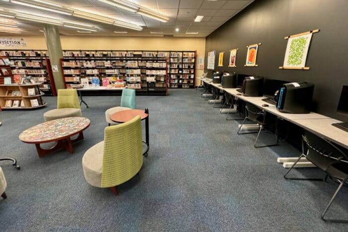 teen area Erlanger Branch Kenton County Public Library 