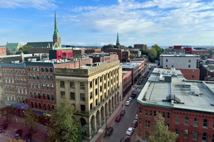 view from Delta Saint John New Brunswick Canada 