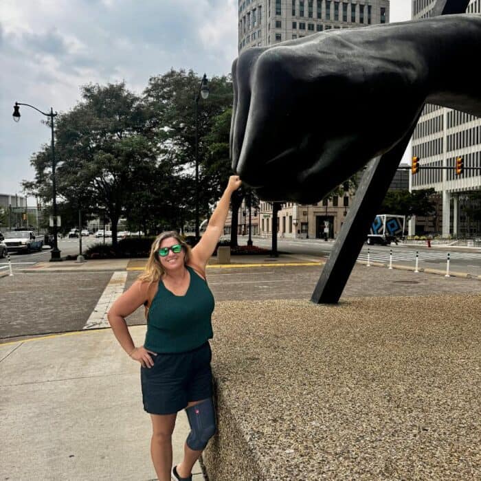 Monument to Joe Louis “The Fist”