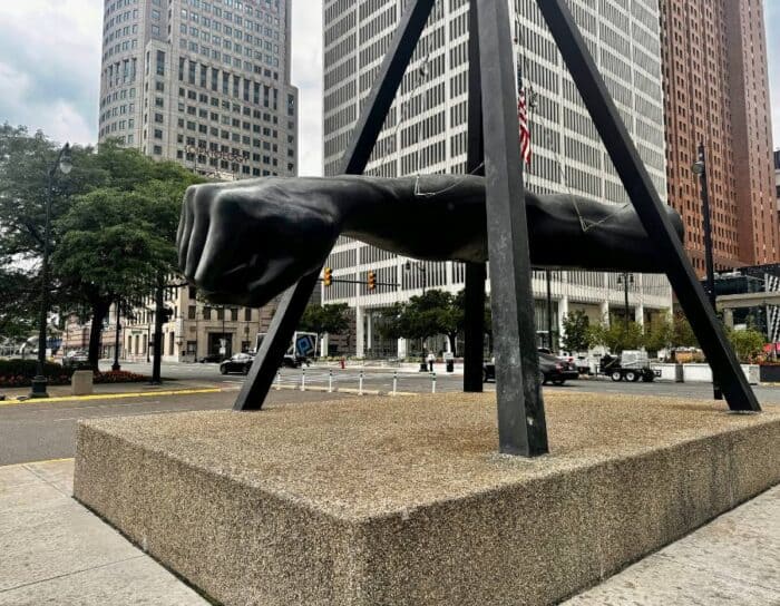 Monument to Joe Louis “The Fist”