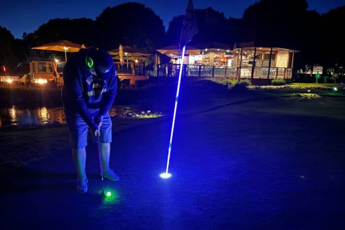 Glow Golf at The Greens of Mackinac at Mission Point Resort 