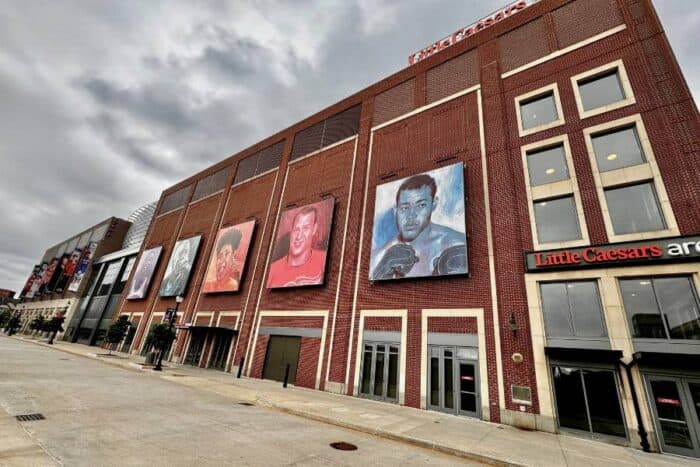 Little Caesars Arena in Detroit