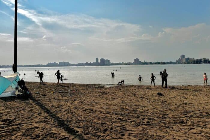 beach at Belle Isle Detroit