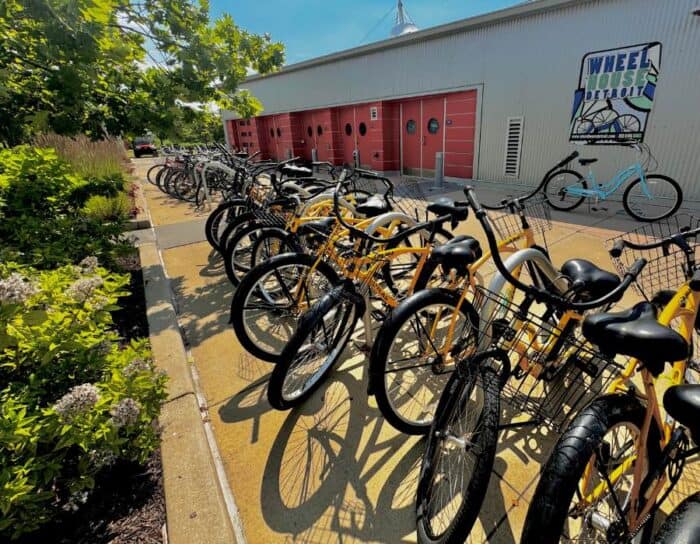 bike rentals Wheelhouse Detroit