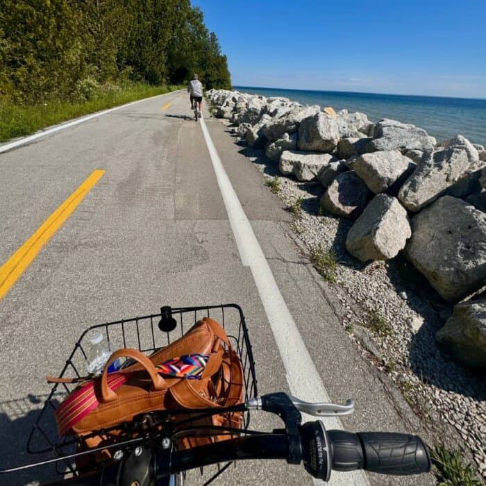 bike trail on Mackinac Island 