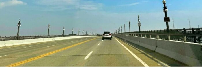 bridge to Belle Isle Park Detroit Michigan